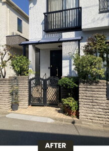 【施工事例】玄関庇リフォーム